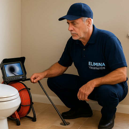 Caçando Vazamento com Aparelho